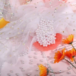 BEPR31WT - Small White Plastic Pearls, Drilled - 3/8", 10mm 10 BEPR31WT - Small White Plastic Pearls, Drilled - 3/8", 10mm -Wholesaleglassvasesint BEPR31WT C2 39847.1692133466