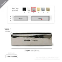 Wholesaleglassvasesint -Wholesaleglassvasesint CBR1444SV B1 61124.1683839306