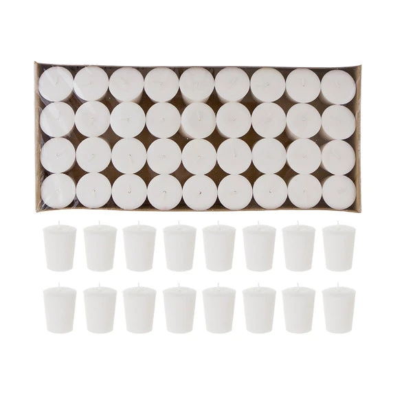 CGA102-W - 1" X 2" Votive Candles - White 3 CGA102-W - 1" X 2" Votive Candles - White