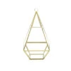 GET0610GD - Gold Raised Pyramid Geometric Terrarium - 9.5" 2 GET0610GD - Gold Raised Pyramid Geometric Terrarium - 9.5" -Wholesaleglassvasesint GET0610GD CAT 60550 66785 60980 80617.1663941729