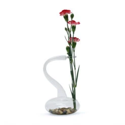 HCH1708 - Crane Neck Bud Vase - 8" -Wholesaleglassvasesint HCH1708 1 51791 86254 45406.1692648617