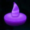 LED02PR - Small Round Floating LED Candle - Purple -Wholesaleglassvasesint LED02PR 52005 19309 87354 32727.1657127229