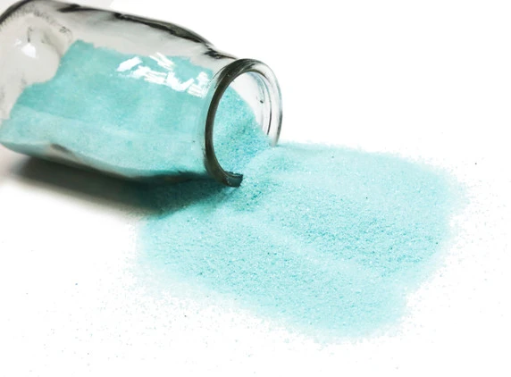 SAND01AQ - Decorative Colored Sand - Fine Grain, Aqua 3 SAND01AQ - Decorative Colored Sand - Fine Grain, Aqua