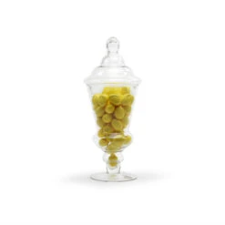 VAP0612 - Pedestal Apothecary / Candy Buffet Jar With Lid - 16" -Wholesaleglassvasesint VAP0612 1 91016 03089 51332 62638.1693003560