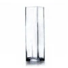 VBV0312 - Square Glass Block Vase - 3" X 12" 1 VBV0312 - Square Glass Block Vase - 3" X 12" -Wholesaleglassvasesint VBV0312 A1 93389 07224 19879.1657127263