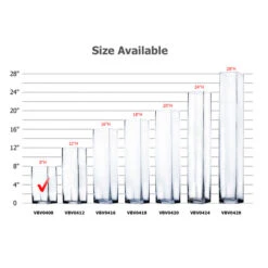 VBV0408 - Square Glass Block Vase - 4" X 8" 11 VBV0408 - Square Glass Block Vase - 4" X 8" -Wholesaleglassvasesint VBV0408 B2 13641 10608 81943.1665699432