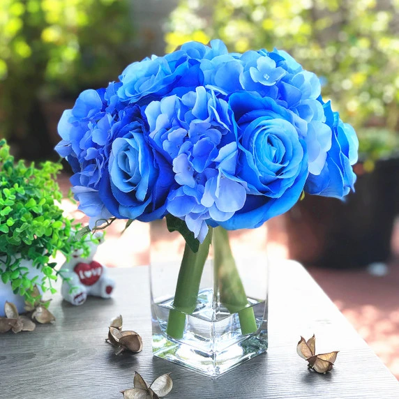 VBV0408 - Square Glass Block Vase - 4" X 8" 7 VBV0408 - Square Glass Block Vase - 4" X 8" - Image 5