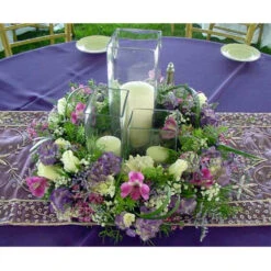 VBV0412 - Square Glass Block Vase - 4" X 12" -Wholesaleglassvasesint VBV0412 C1 23818 68886 75837.1664557690