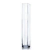 VBV0428 - Square Glass Block Vase - 4" X 28" -Wholesaleglassvasesint VBV0428 A1 77830 26323 12145.1657129884