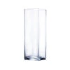 VBV0620 - Square Glass Block Vase - 6" X 20" -Wholesaleglassvasesint VBV0620 A1 18636 80214 25497.1657129908
