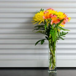 VBV0620 - Square Glass Block Vase - 6" X 20" 14 VBV0620 - Square Glass Block Vase - 6" X 20" -Wholesaleglassvasesint VBV0620 C1 91504 54160 18305.1683831801