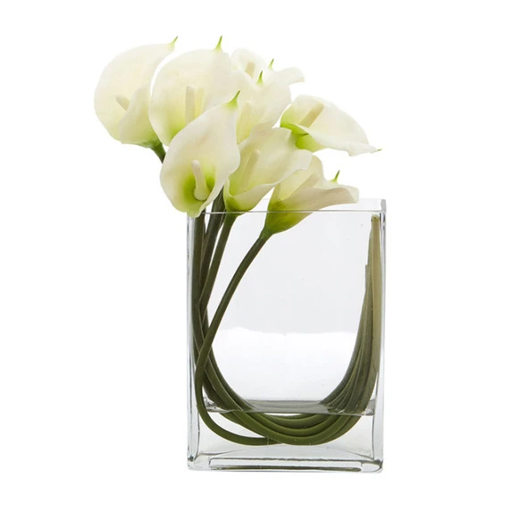 VBV2506 - Rectangular Glass Block Vase - 2" X 5" X 6" 5 VBV2506 - Rectangular Glass Block Vase - 2" X 5" X 6" - Image 3