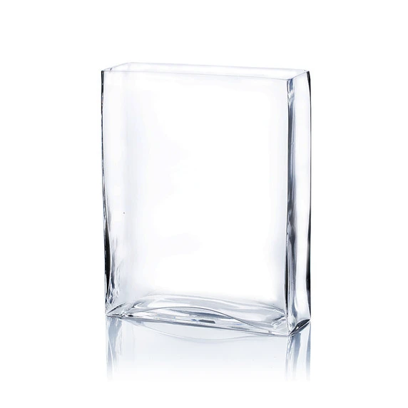 VBV2810 - Rectangular Glass Block Vase - 2" X 8" X 10" 4 VBV2810 - Rectangular Glass Block Vase - 2" X 8" X 10" - Image 2