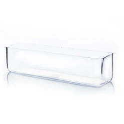 VBV4416 - Rectangular Glass Planter Box Vase - 4" X 4" X 16"