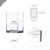 VBV6406 - Rectangular Glass Block Vase - 6" X 4" X 6" 2 VBV6406 - Rectangular Glass Block Vase - 6" X 4" X 6" -Wholesaleglassvasesint VBV6406 B1 69210 22538 92811.1657129943