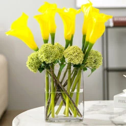 VBV6408 - Rectangular Glass Block Vase - 6" X 4" X 8" -Wholesaleglassvasesint VBV6408 C3 75056.1665701908