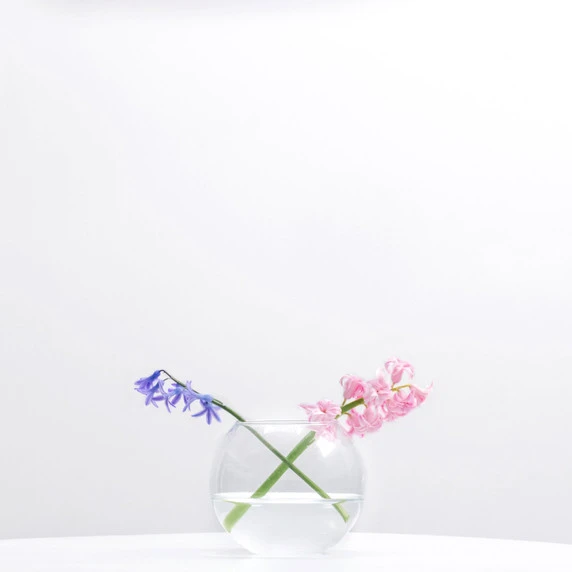 VBW0006 - Clear Bubble Bowl Glass Vase - 6" 7 VBW0006 - Clear Bubble Bowl Glass Vase - 6" - Image 5