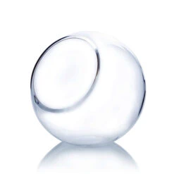 VBW6108 - Slant Bubble Bowl Vase - 8"