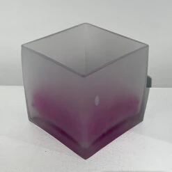 VCB0005FR - Handblown Frosted Cube Glass Vase / Candle Holder - 5" 12 VCB0005FR - Handblown Frosted Cube Glass Vase / Candle Holder - 5" -Wholesaleglassvasesint VCB0005FR C1 DS 11009.1692218838