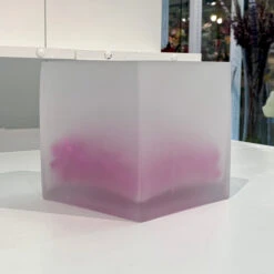 VCB0005FR - Handblown Frosted Cube Glass Vase / Candle Holder - 5" 11 VCB0005FR - Handblown Frosted Cube Glass Vase / Candle Holder - 5" -Wholesaleglassvasesint VCB0005FR C2 61372.1692218838