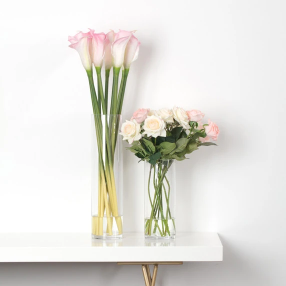 VCY0414 - Cylinder Glass Vase - 4" X 14" 7 VCY0414 - Cylinder Glass Vase - 4" X 14" - Image 5