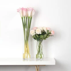 VCY0416 - Cylinder Glass Vase - 4" X 16" -Wholesaleglassvasesint VCY0416 C2 87391 30634 32055.1691447922