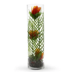 VCY0518 - Cylinder Glass Vase - 5" X 18" -Wholesaleglassvasesint VCY0518 C1 71548 91242 74243.1657124841