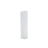 VCY0520WT - White Cylinder Glass Vase - 5" X 20" -Wholesaleglassvasesint VCY0520WT 11662.1686077885