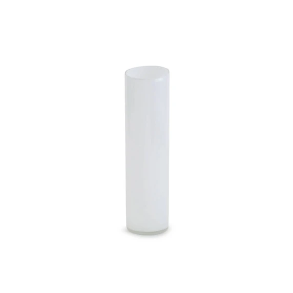 VCY0520WT - White Cylinder Glass Vase - 5" X 20" 3 VCY0520WT - White Cylinder Glass Vase - 5" X 20"