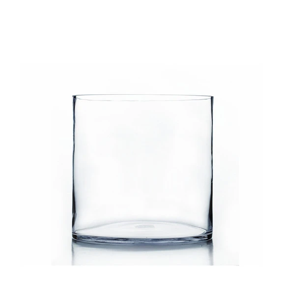VCY0910 - Clear Cylinder Glass Vase - 9" X 10" 4 VCY0910 - Clear Cylinder Glass Vase - 9" X 10" - Image 2
