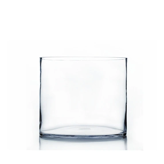 VCY1008 - Clear Cylinder Glass Vase - 10" X 8" 4 VCY1008 - Clear Cylinder Glass Vase - 10" X 8" - Image 2