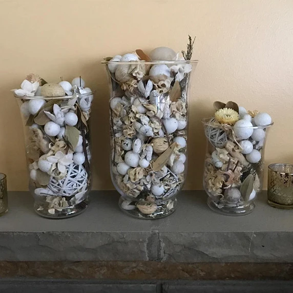 VHV0808 - Small Hurricane Glass Vase - 8" 7 VHV0808 - Small Hurricane Glass Vase - 8" - Image 5