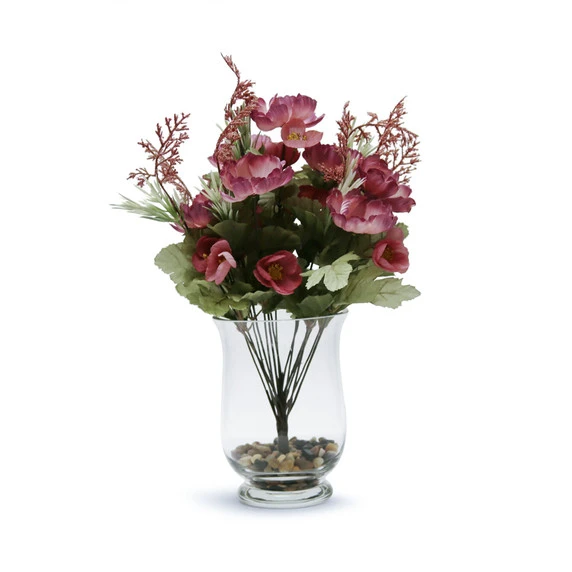 VHV0808 - Small Hurricane Glass Vase - 8" 6 VHV0808 - Small Hurricane Glass Vase - 8" - Image 4