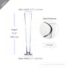 VTV0424 - Pilsner Glass Trumpet Vase - 24" 1 VTV0424 - Pilsner Glass Trumpet Vase - 24" -Wholesaleglassvasesint VTV0424 B1 07667 67427 46055.1692984964