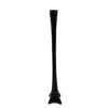VTW0132BK - Black Tower Vase - 2"x 32" -Wholesaleglassvasesint VTW0132BK A1 27298.1692043007