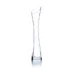 VUS0210 - Clear Concaved Bud Vase With Slant Cut Top - 10" -Wholesaleglassvasesint VUS0210 A1 33942 39845 22761.1692654906