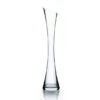 VUS0316 - Large Clear Concaved Bud Vase With Slant Cut Top - 16" -Wholesaleglassvasesint VUS0316 52322 49124 19353 33791.1692655188