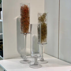 VWV0516 - Stemmed Pillar Vase - 16" 9 VWV0516 - Stemmed Pillar Vase - 16" -Wholesaleglassvasesint VWV0516 D1 98899 68298 23635.1664557145