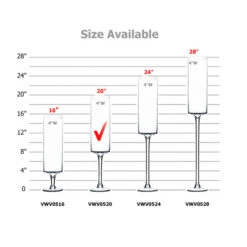 VWV0520 - Stemmed Pillar Vase - 20" 9 VWV0520 - Stemmed Pillar Vase - 20" -Wholesaleglassvasesint VWV0520 B2 06767 27663 67060.1664557162