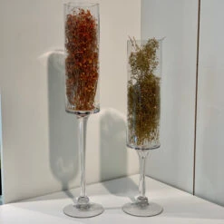 VWV0524 - Stemmed Pillar Vase - 24" -Wholesaleglassvasesint VWV0524 C2 16343 59340 48723.1657126163