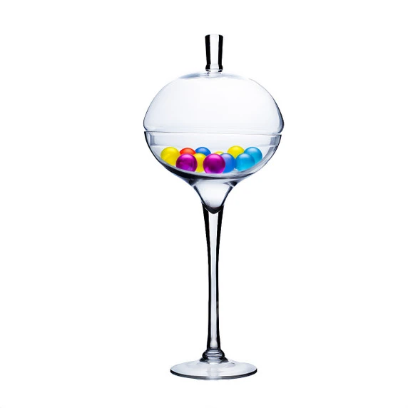 VWV1128 - Stemmed Apothecary Jar / Lollipop Vase - 28" 7 VWV1128 - Stemmed Apothecary Jar / Lollipop Vase - 28" - Image 5