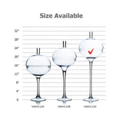 VWV1132 - Stemmed Apothecary Jar / Lollipop Vase - 32" 11 VWV1132 - Stemmed Apothecary Jar / Lollipop Vase - 32" -Wholesaleglassvasesint VWV1132 B2 90377 29602 02092.1692909020