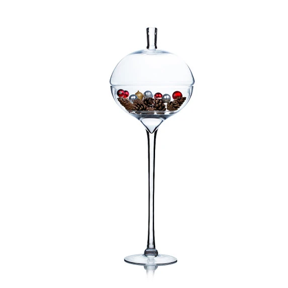 VWV1132 - Stemmed Apothecary Jar / Lollipop Vase - 32" 6 VWV1132 - Stemmed Apothecary Jar / Lollipop Vase - 32" - Image 4